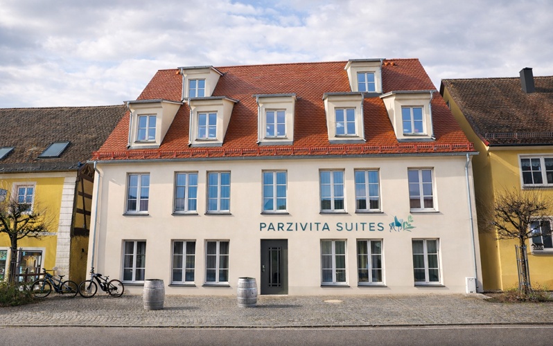 Außenansicht von Parzivita Boutique Suites und Parzivino in Wolframs-Eschenbach
